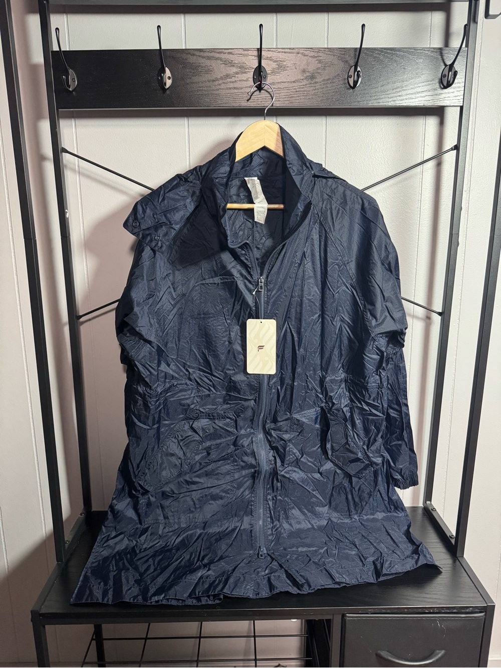 Fabletics Navy Packable Utility Jacket